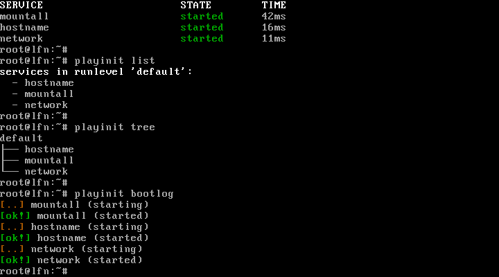 playinit bootlog